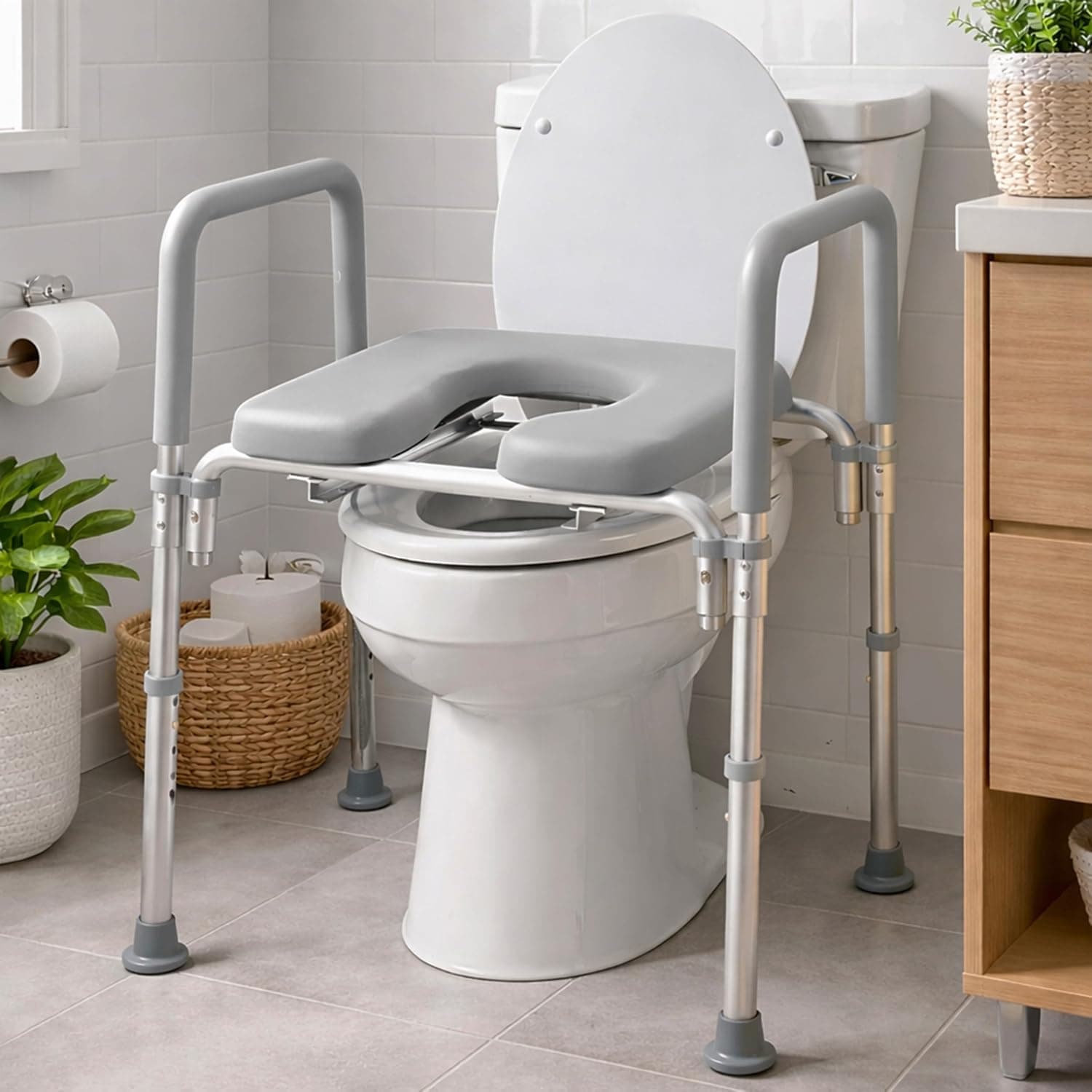 Ultimate Raised Toilet Seat with Handles