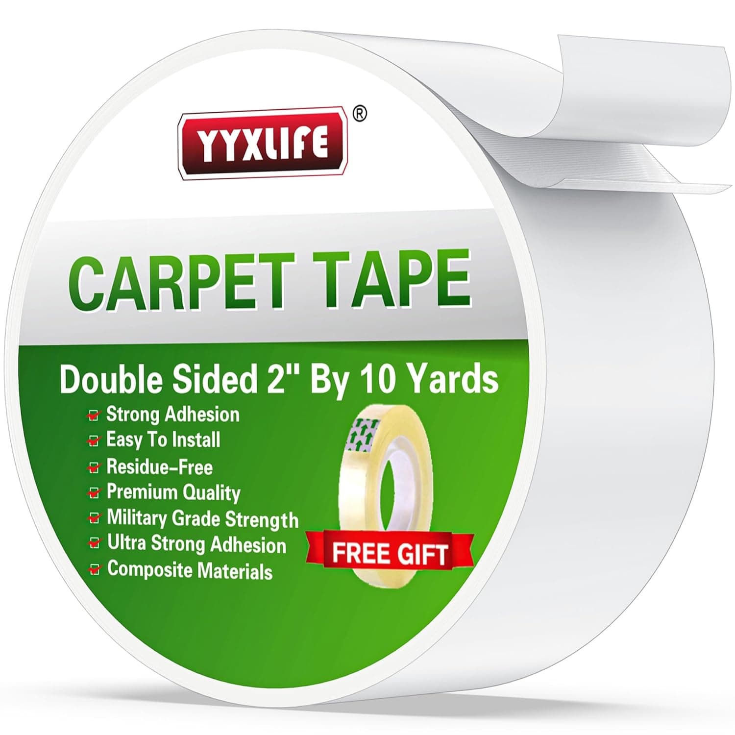 YYXLIFE Double-Sided Removable Rug Tape