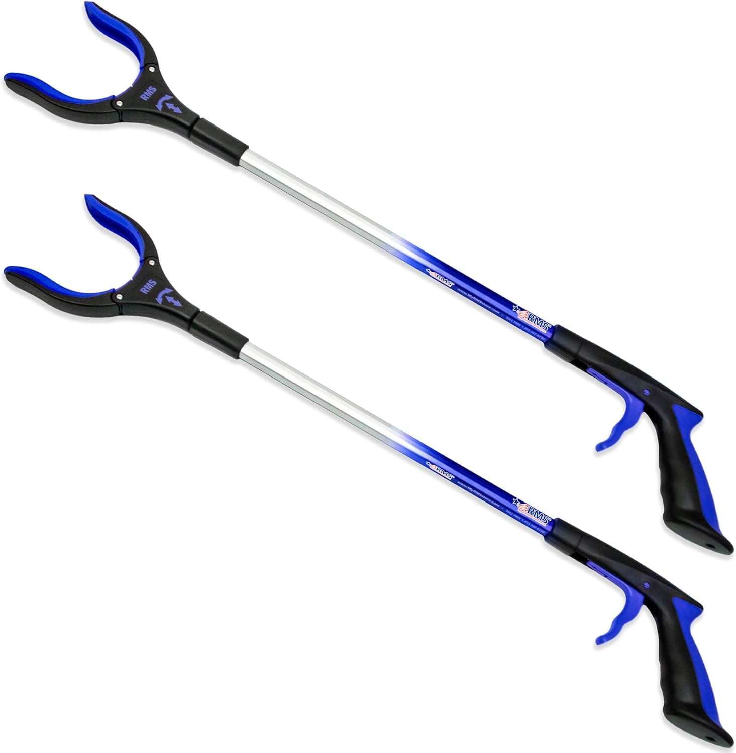 RMS 32" Reacher Grabber with Rotating Jaw (2-Pack)