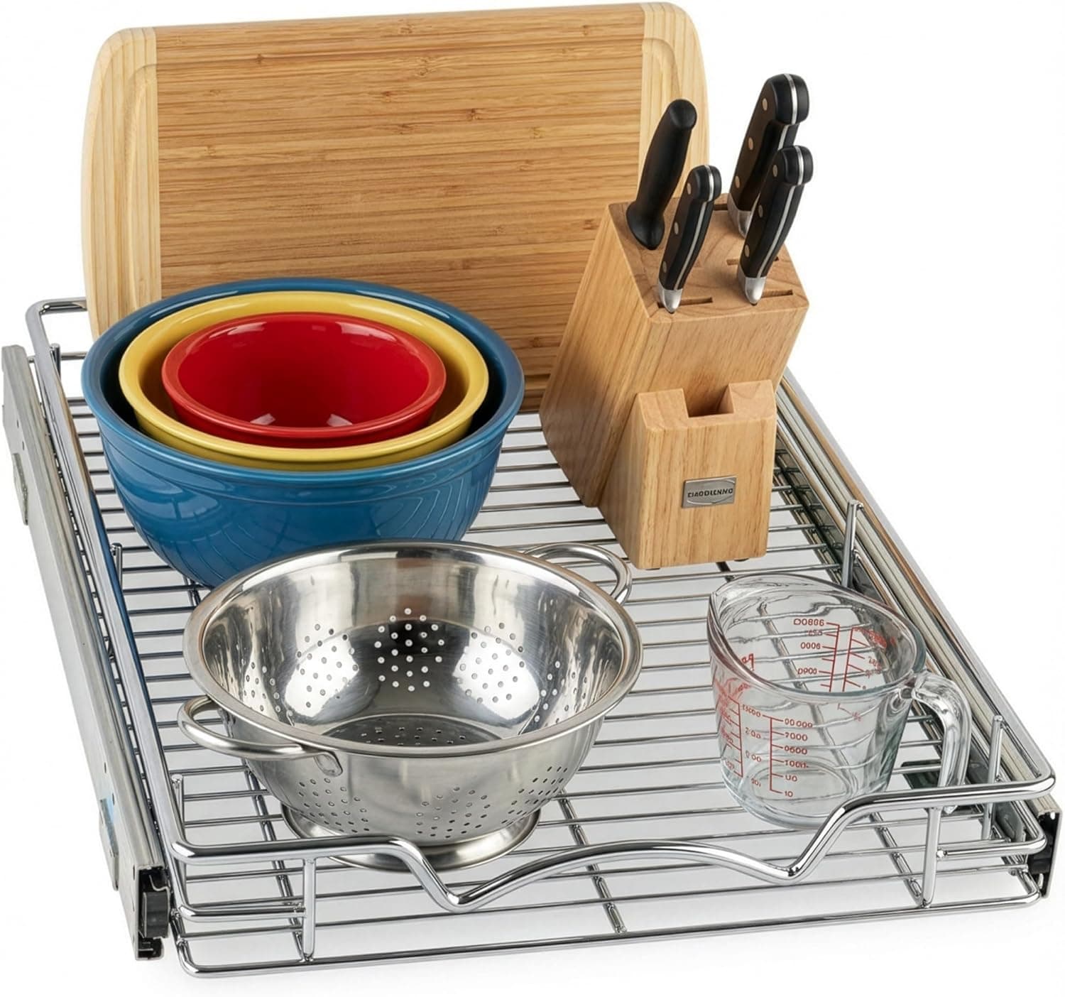 HOLDN' STORAGE Heavy-Duty Pull-Out Cabinet Caddy