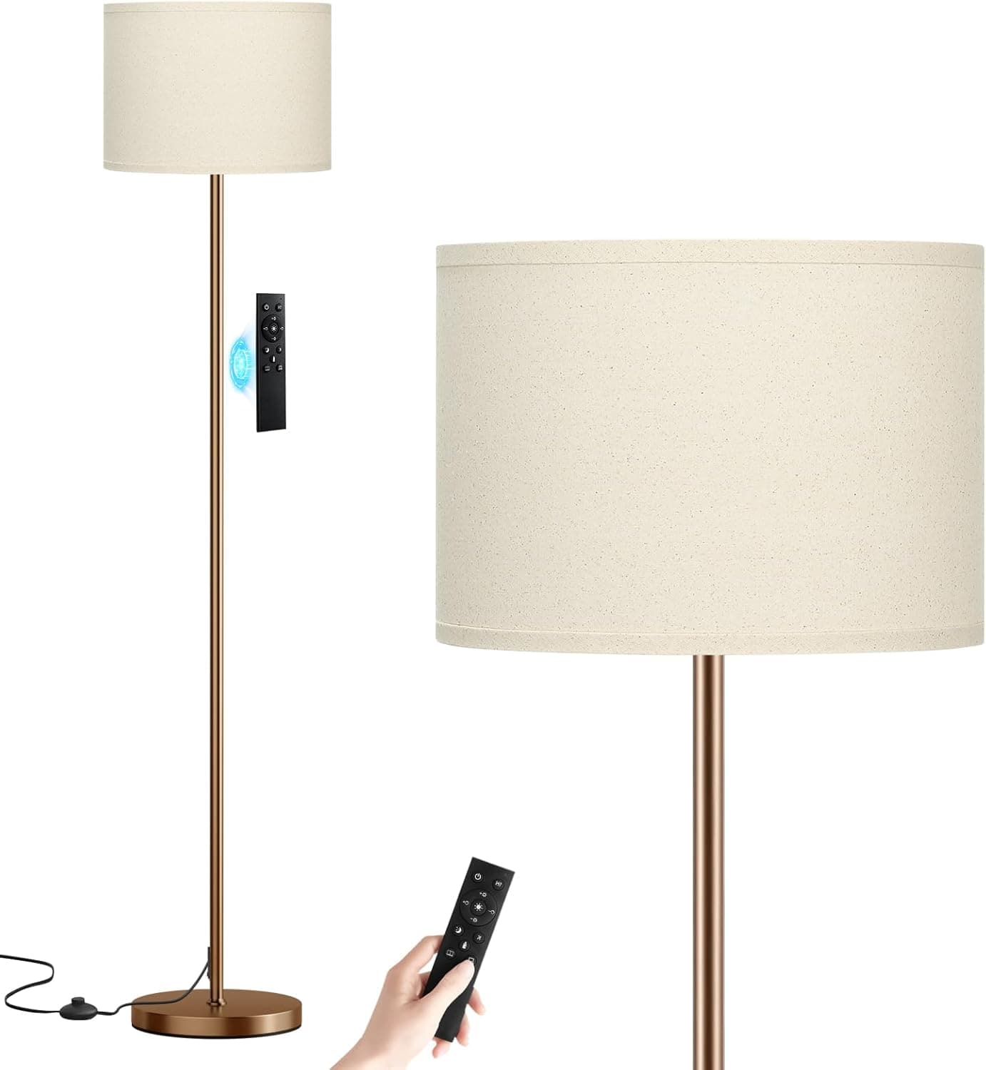 Ambimall Remote-Control Dimmable Floor Lamp
