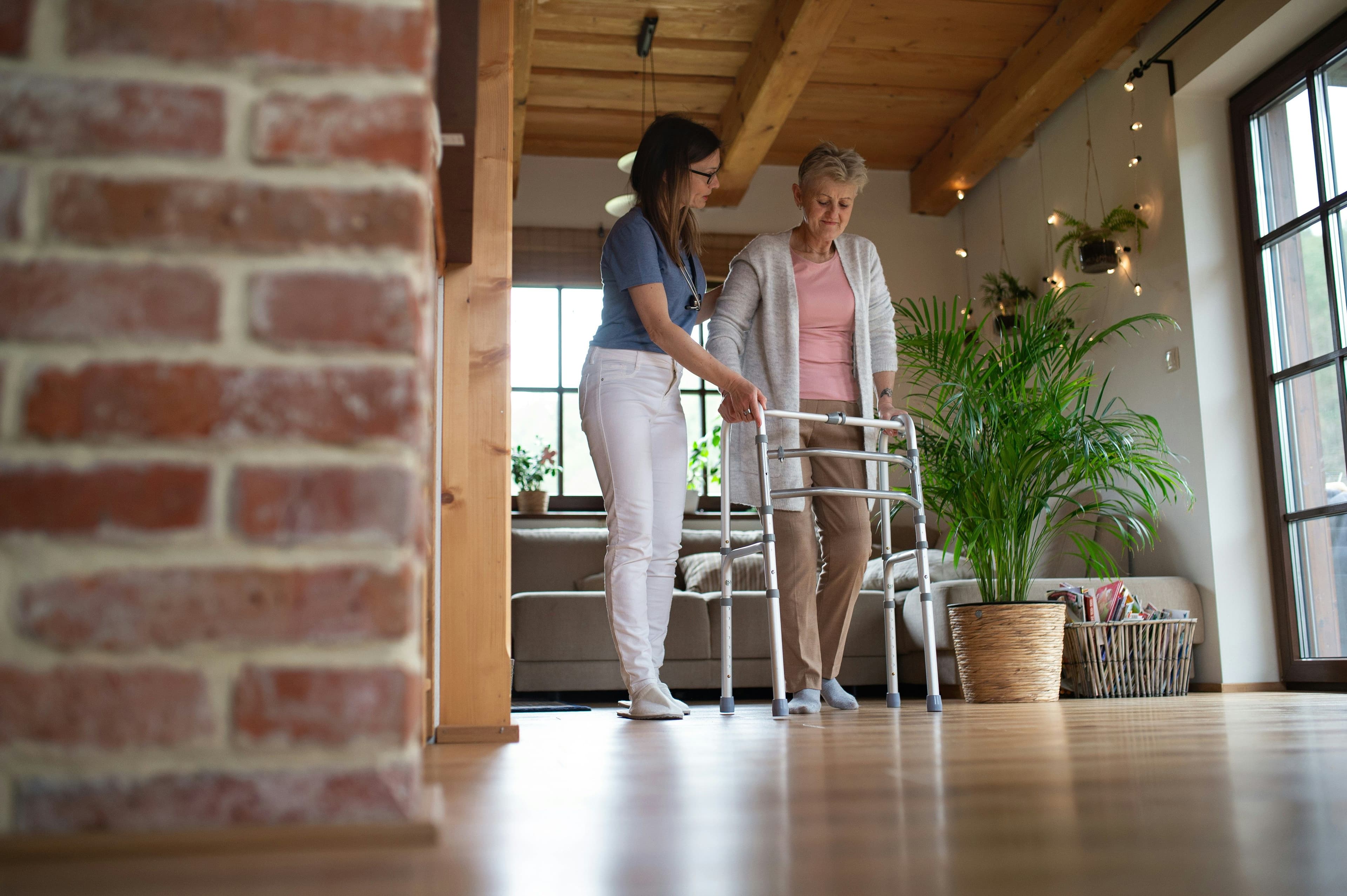 Walking confidently at home